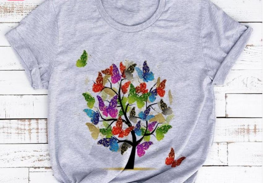 Women Butterfly Summer T-Shirts