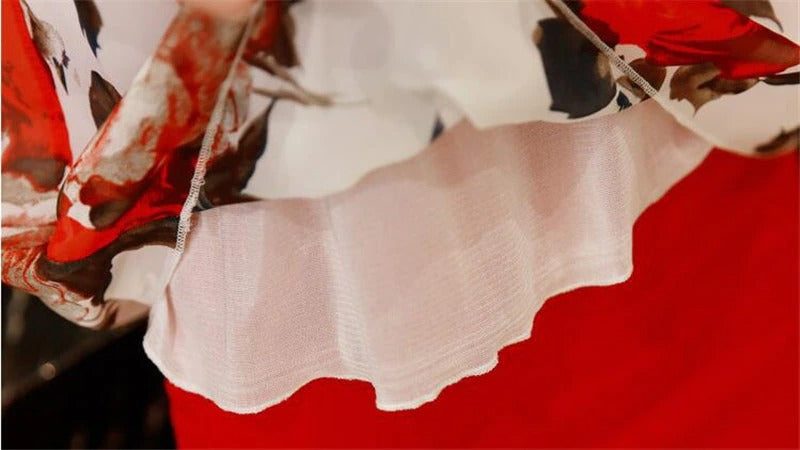 Floral Chiffon Summer Women Blouse