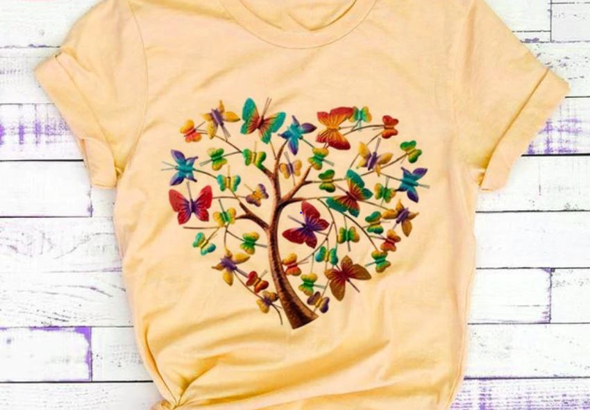 Women Butterfly Summer T-Shirts
