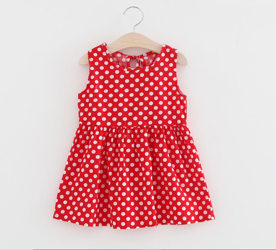 Girls Sleeveless Cute Sundress