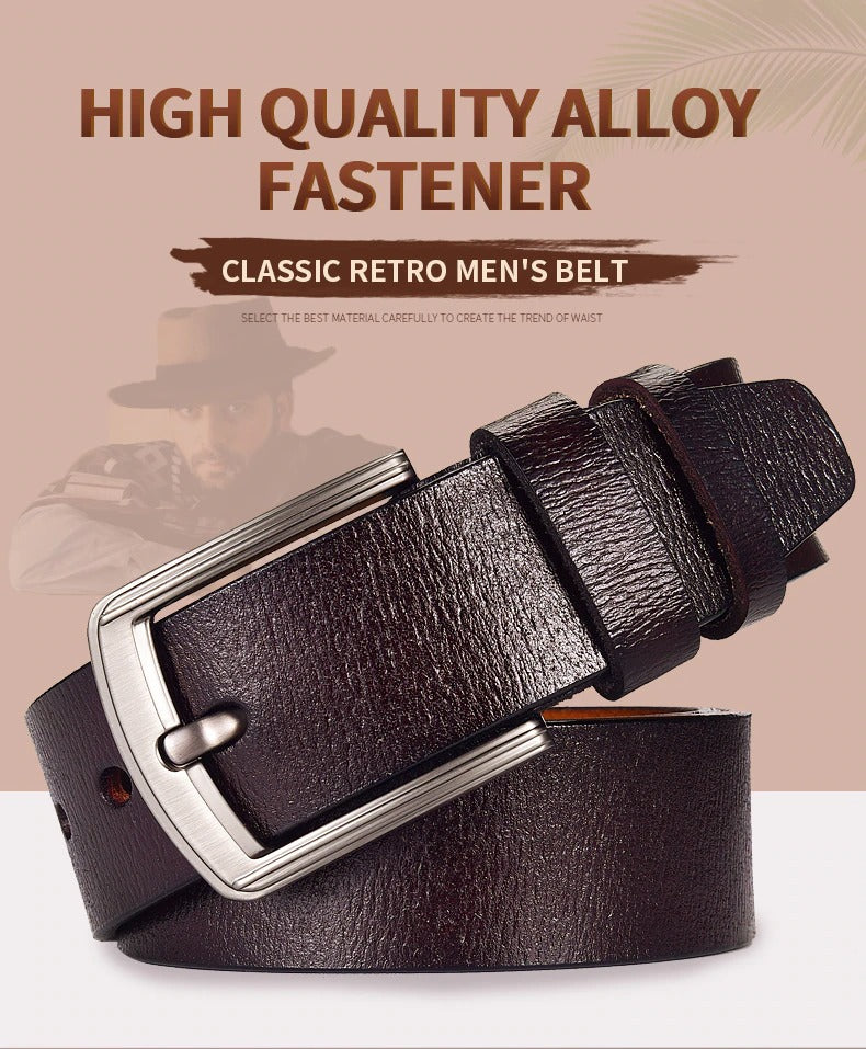 Genuine Leather luxury Strap Male Belts