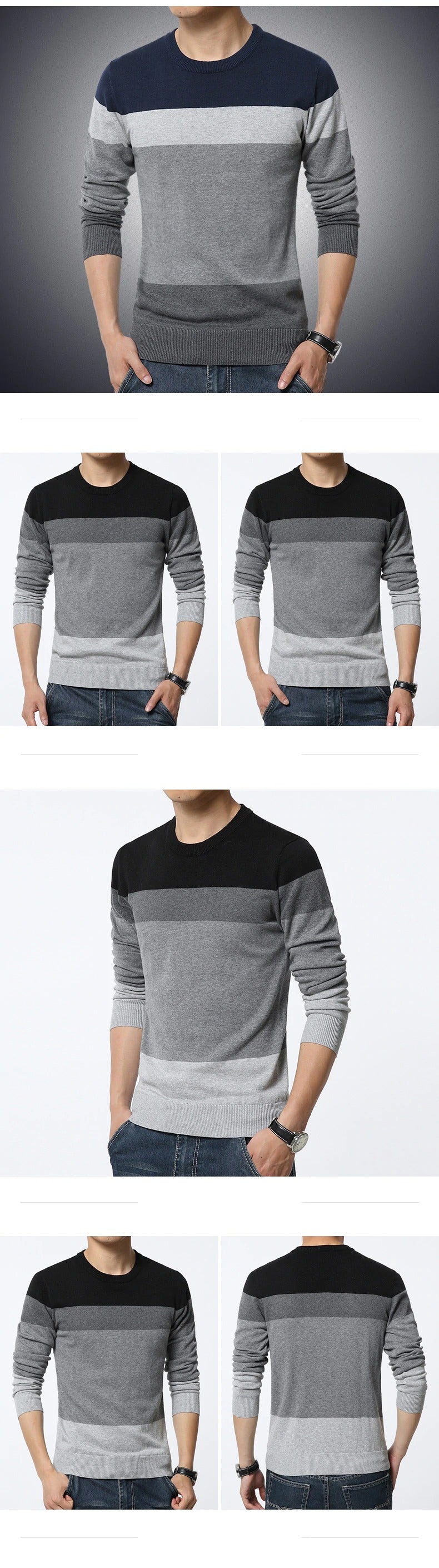 Men Sweaters Slim Fit