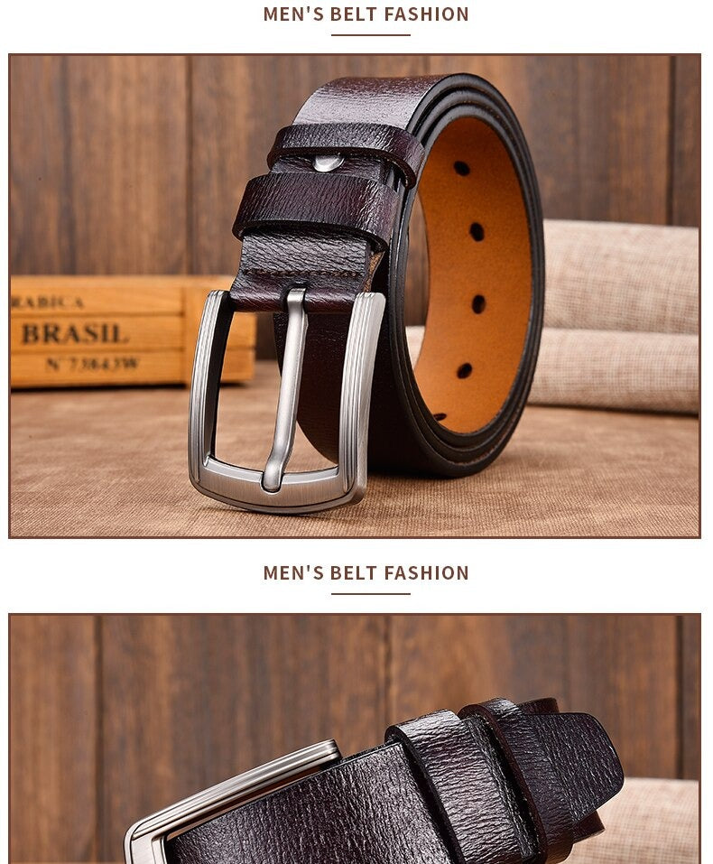 Genuine Leather luxury Strap Male Belts