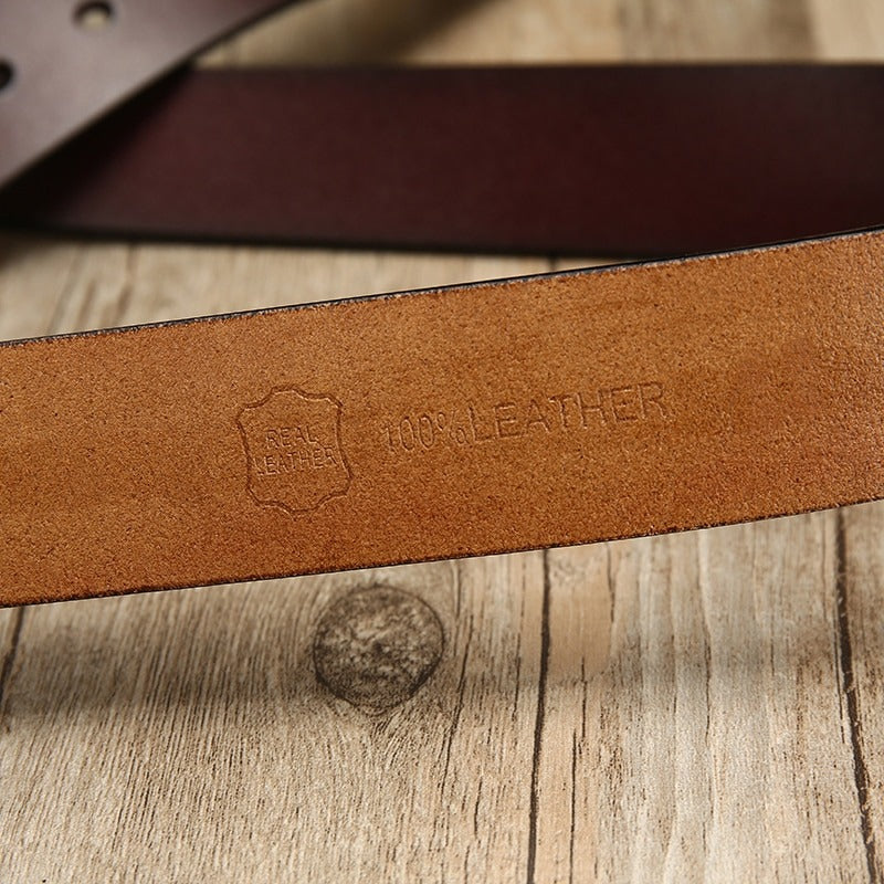 Genuine Leather luxury Strap Male Belts