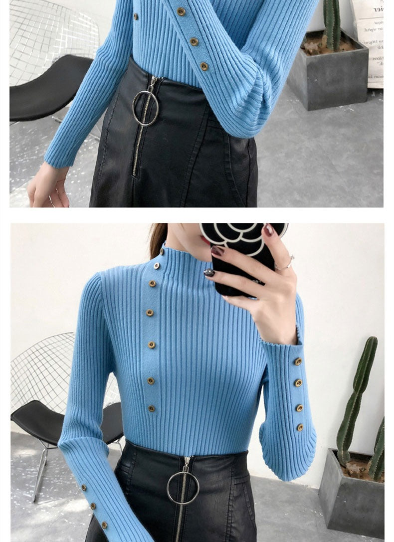 Knitted Slim Sweaters Women