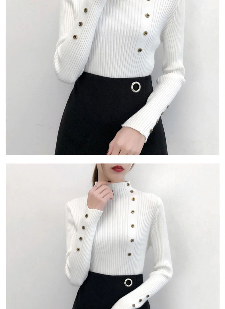 Knitted Slim Sweaters Women