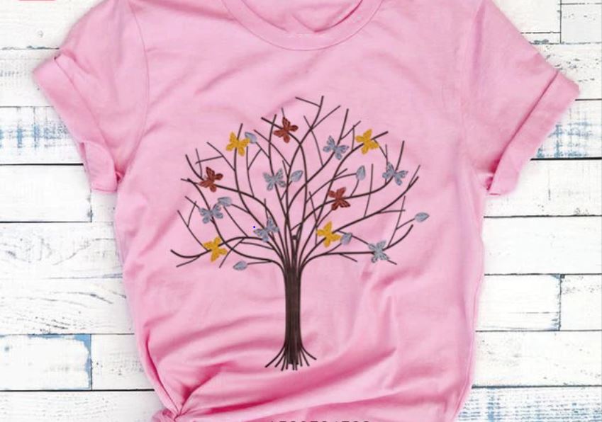 Women Butterfly Summer T-Shirts