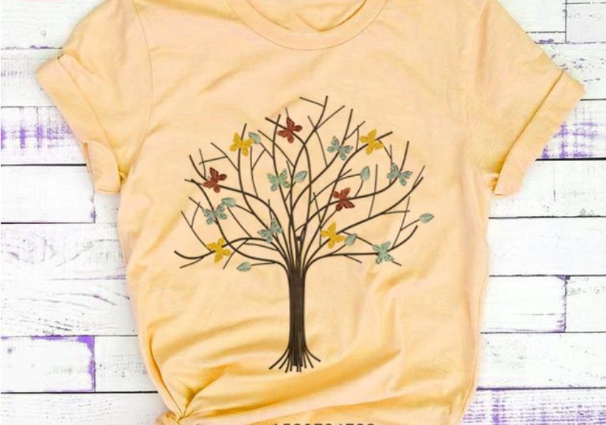 Women Butterfly Summer T-Shirts