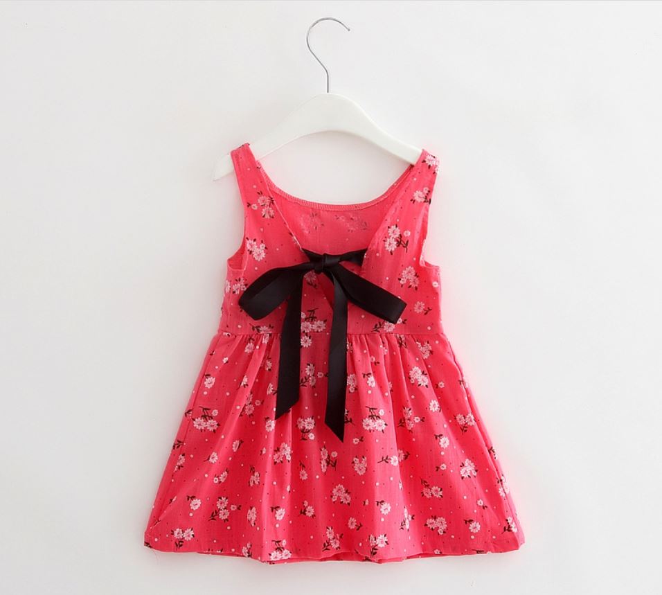 Girls Sleeveless Cute Sundress