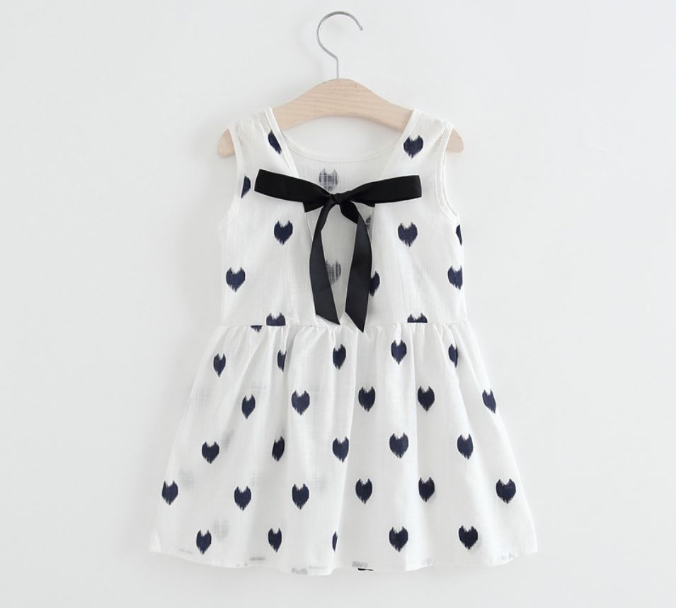 Girls Sleeveless Cute Sundress