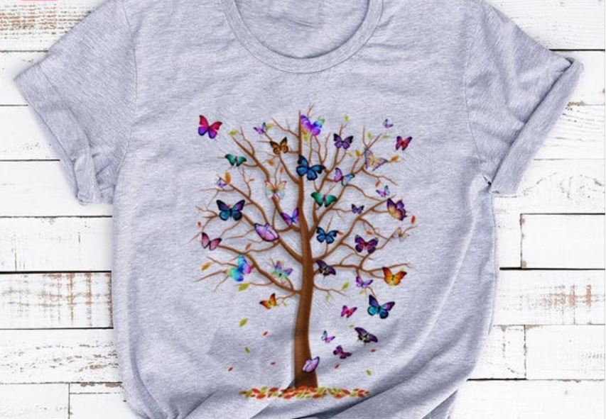 Women Butterfly Summer T-Shirts