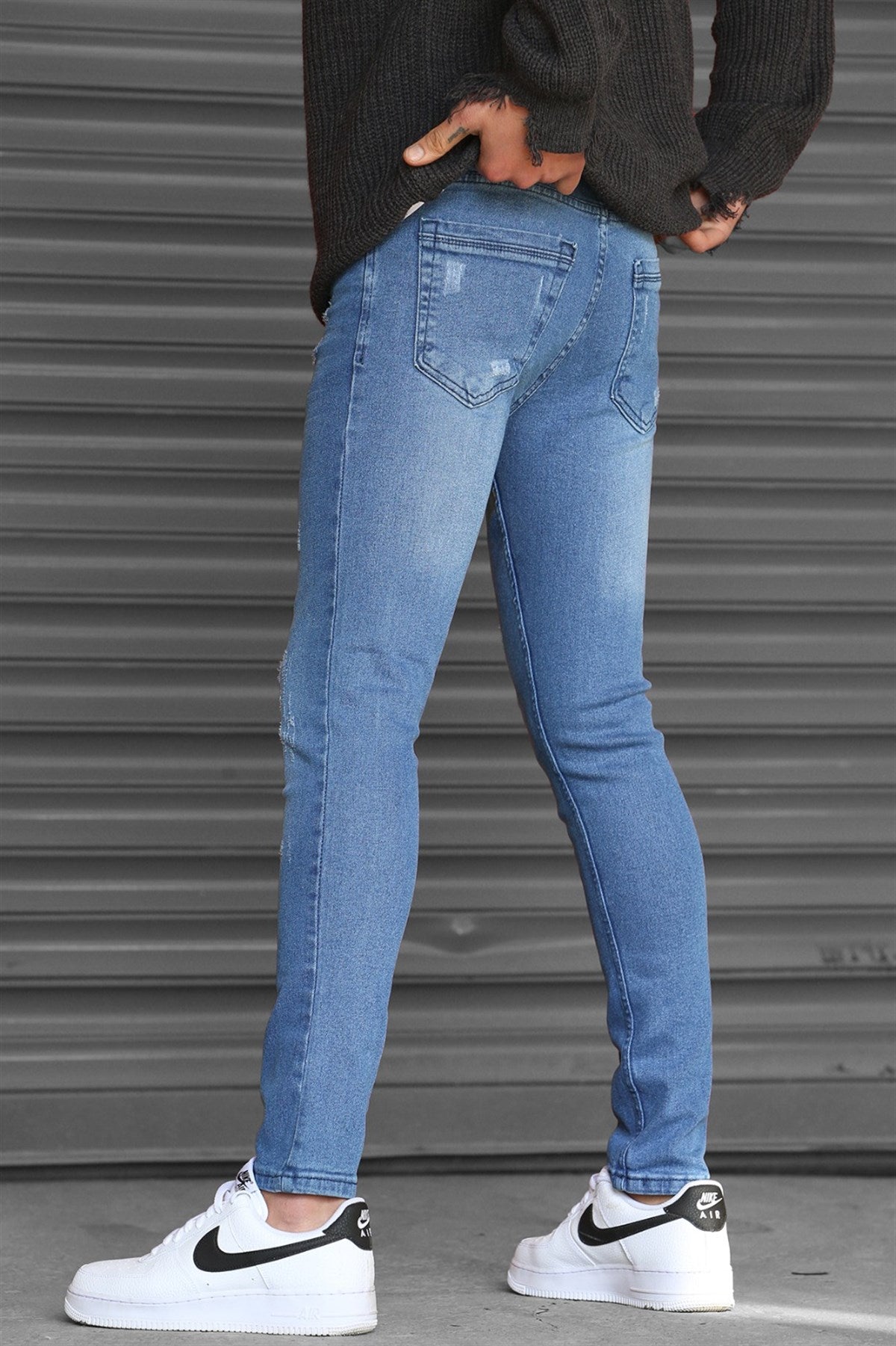 Skinny Fit Light Blue Men's Jean 5712 - Made in Turkey