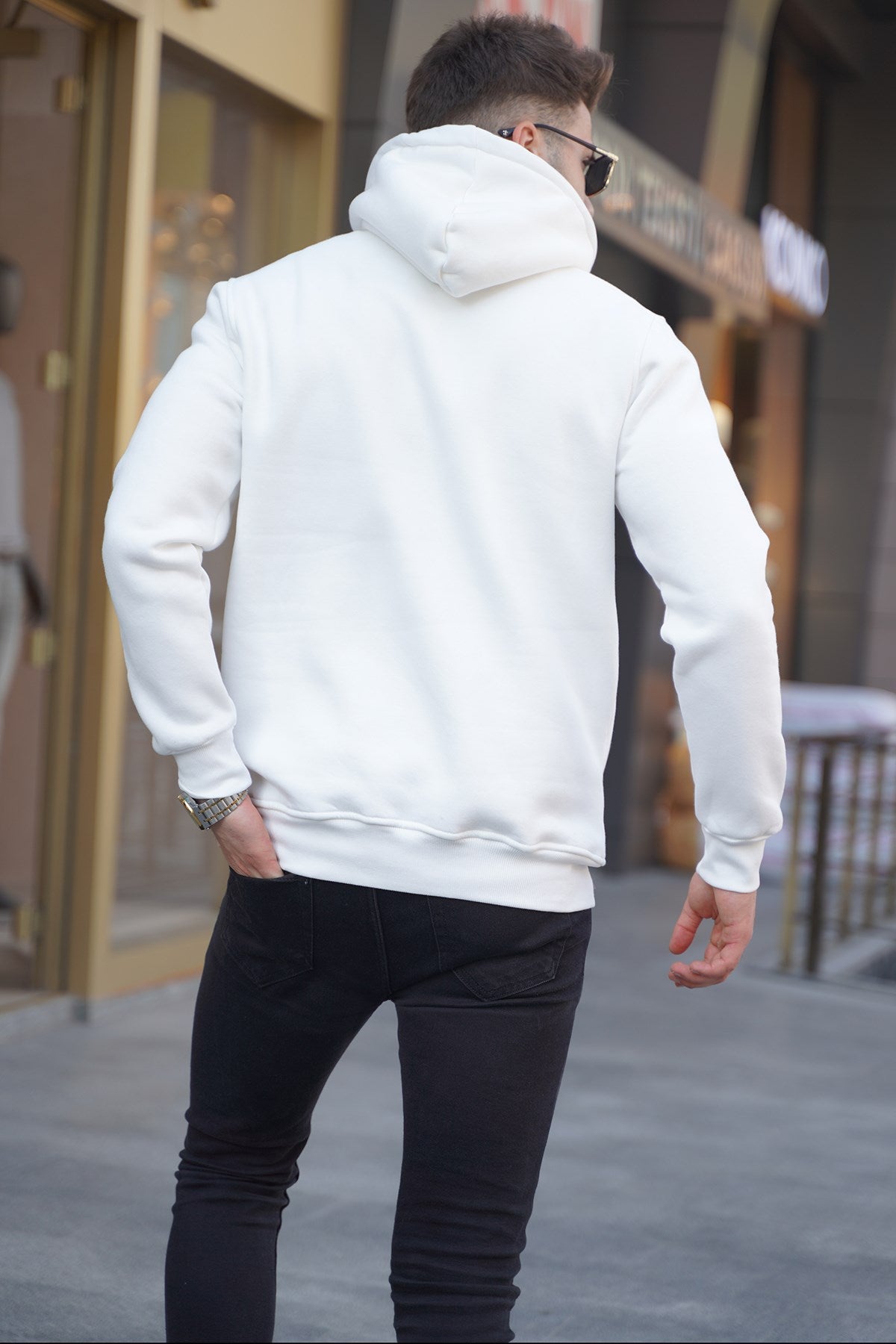 Printed Hooded Sweatshirt