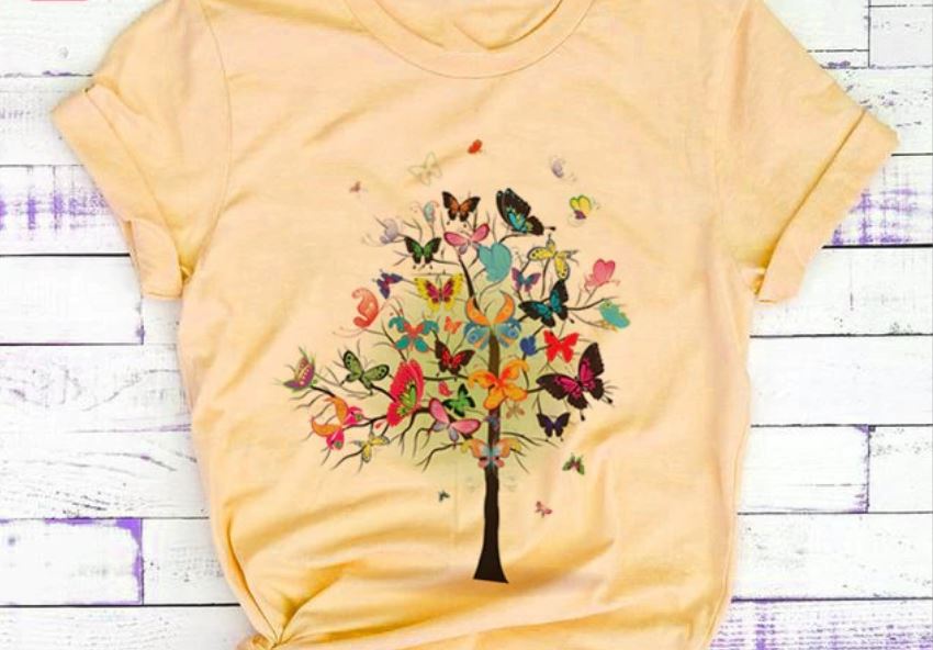 Women Butterfly Summer T-Shirts