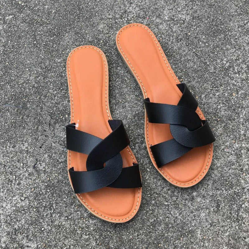 Women Summer Sandals Leather