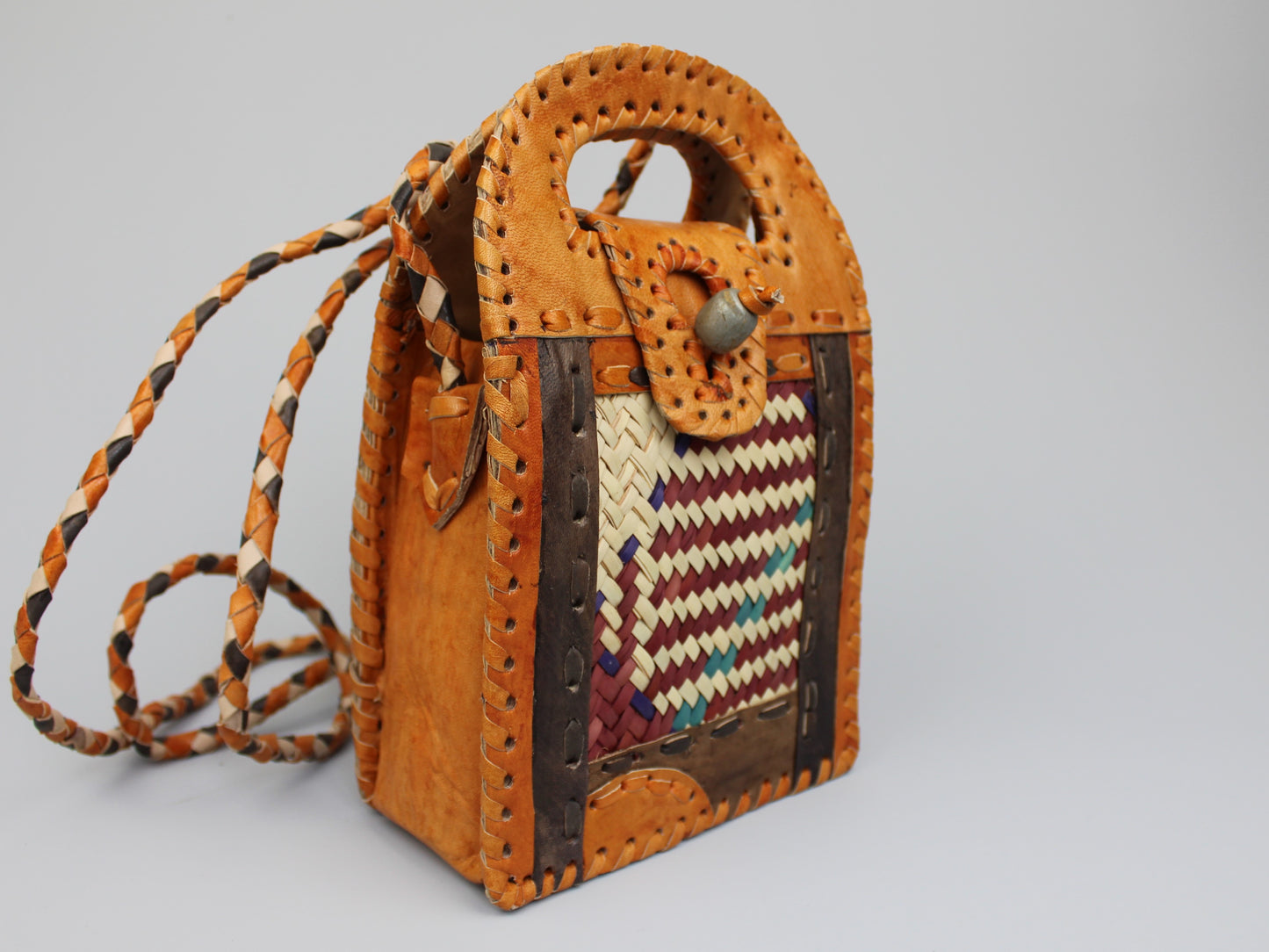 Handbag with Shoulder strap - Handmade