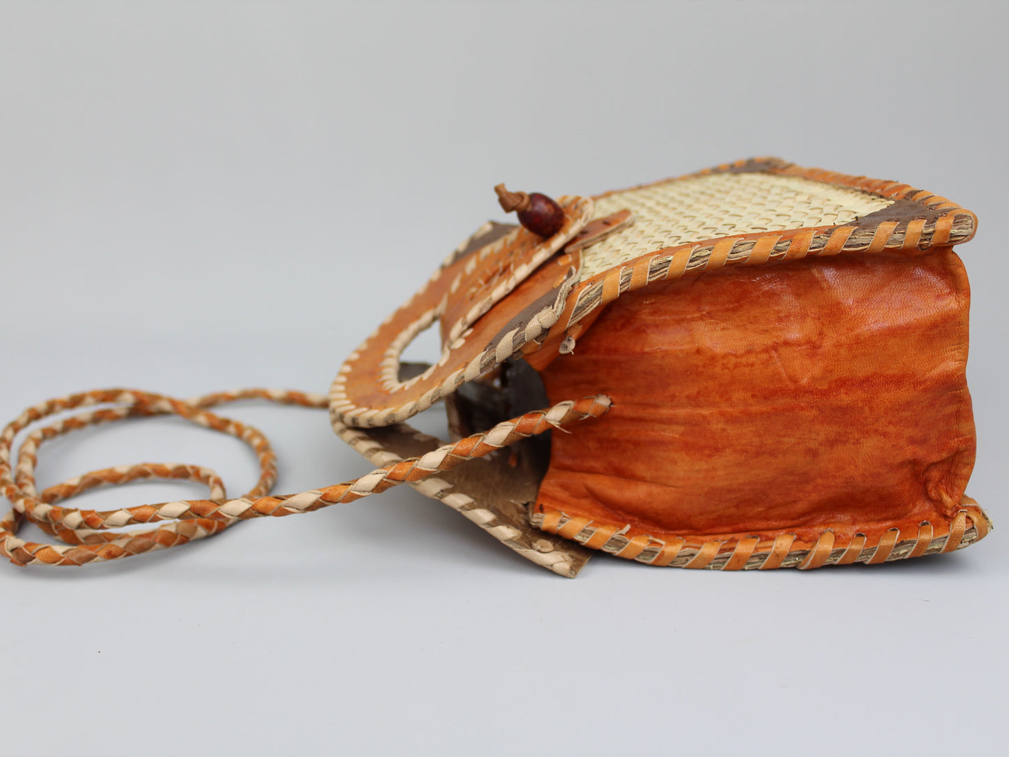 Handbag with shoulder strap - Handmade
