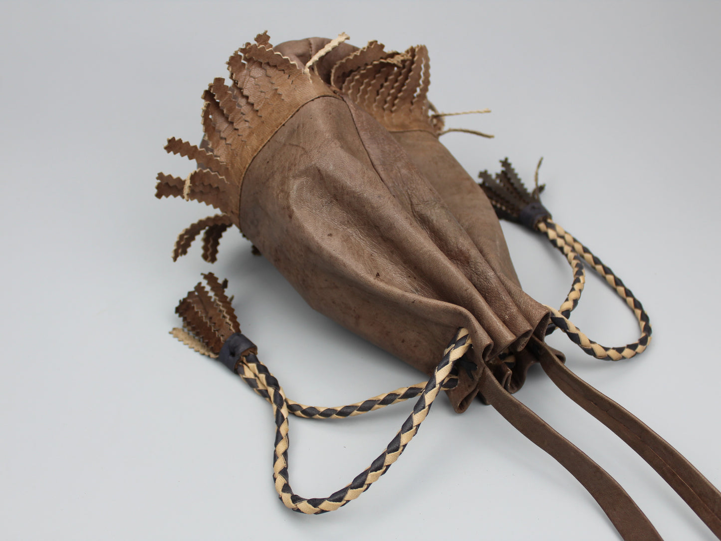 Bucket Bag Leather - Handmade