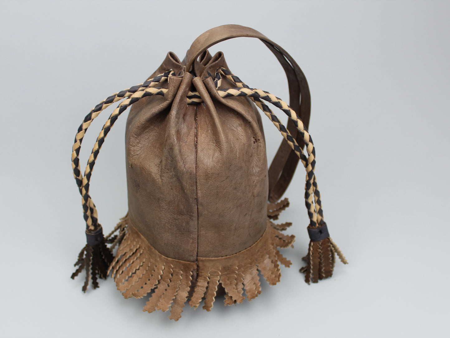 Bucket Bag Leather - Handmade