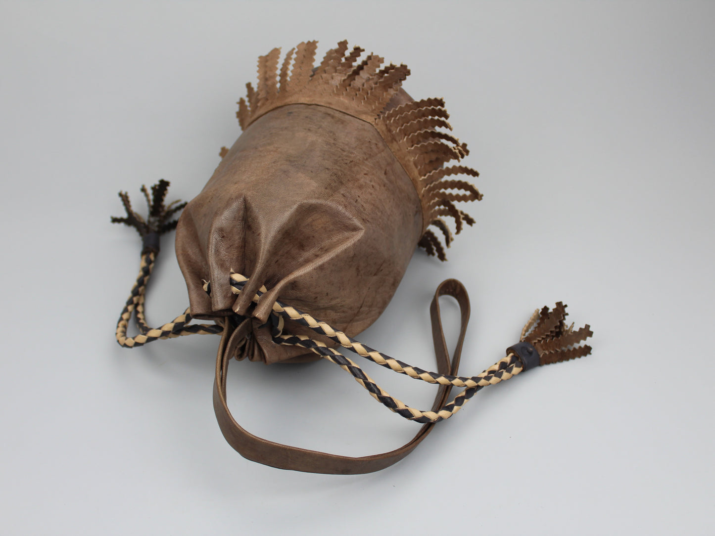 Bucket Bag Leather - Handmade