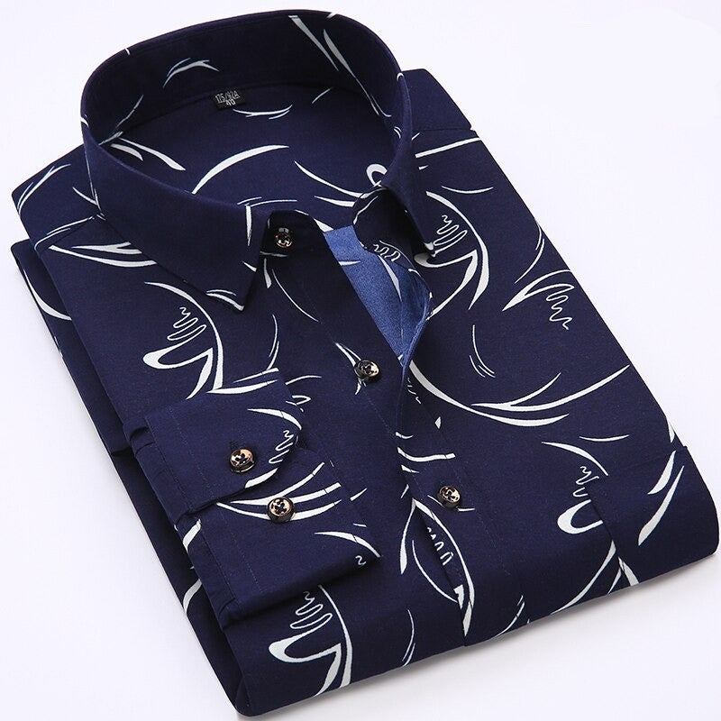 Men Long Sleeve Shirt Fashion
