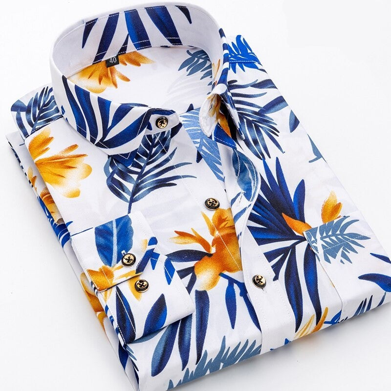 Men Long Sleeve Shirt Fashion