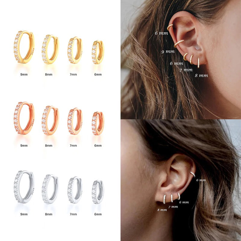 Sterling Silver Earrings For Women/Men