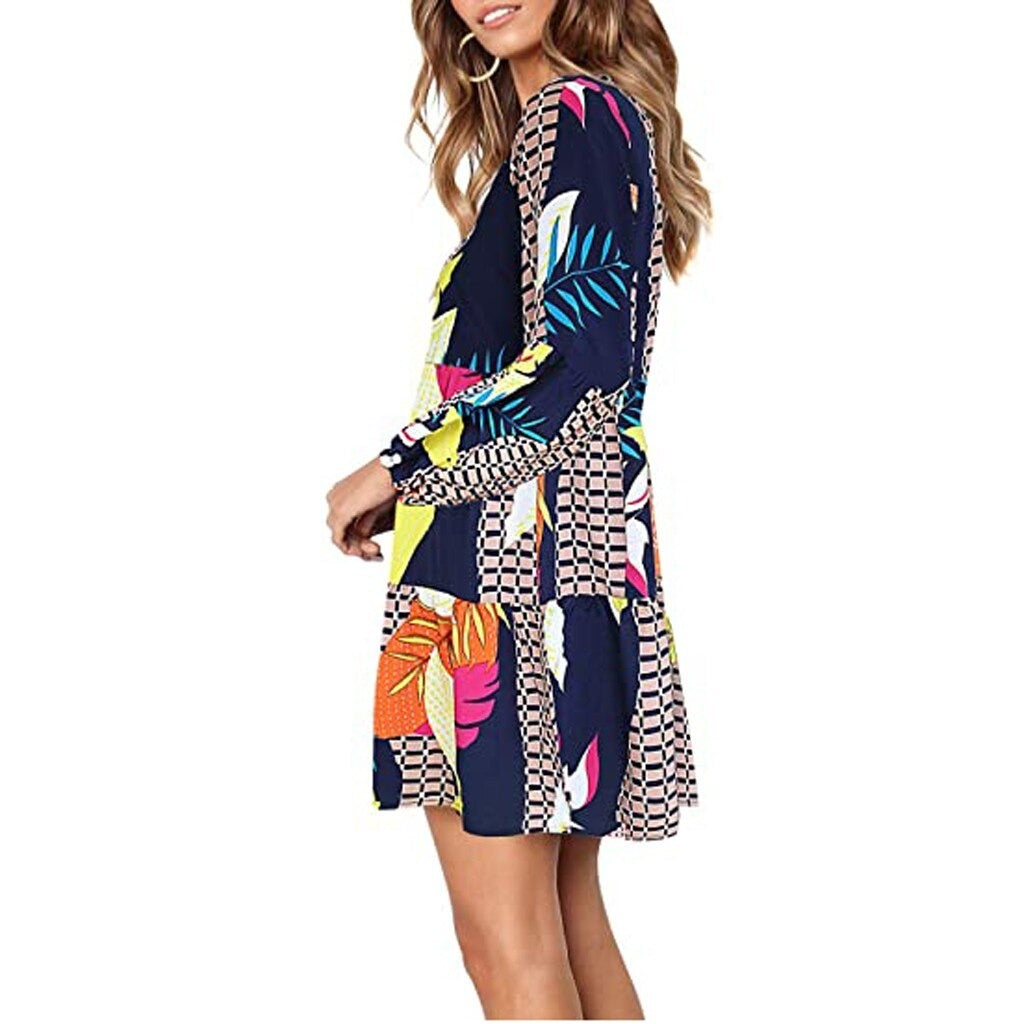 Comfy Woman Dress Casual
