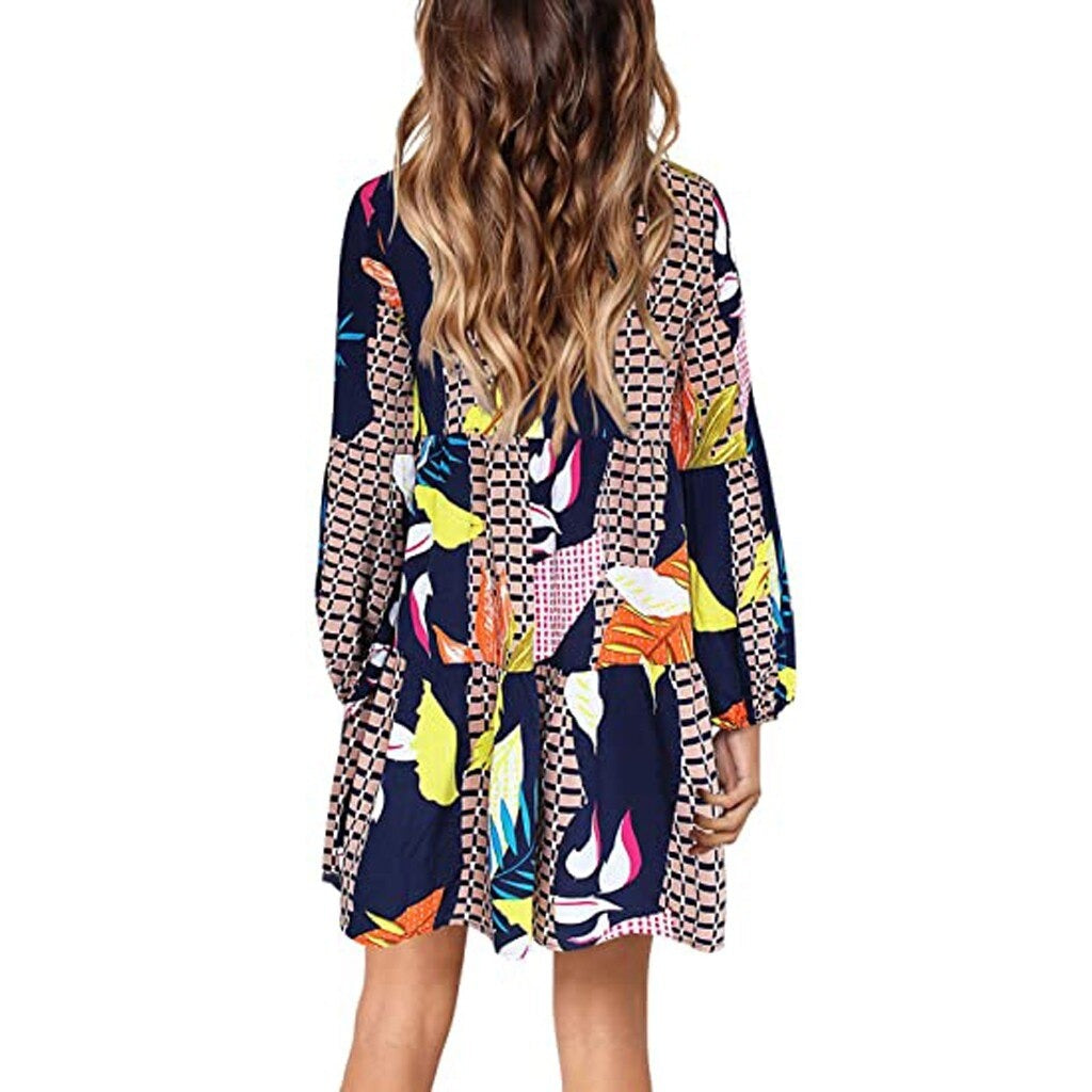 Comfy Woman Dress Casual