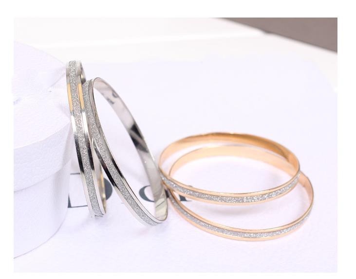 Fashion Rose Gold Bracelets 2pcs/set