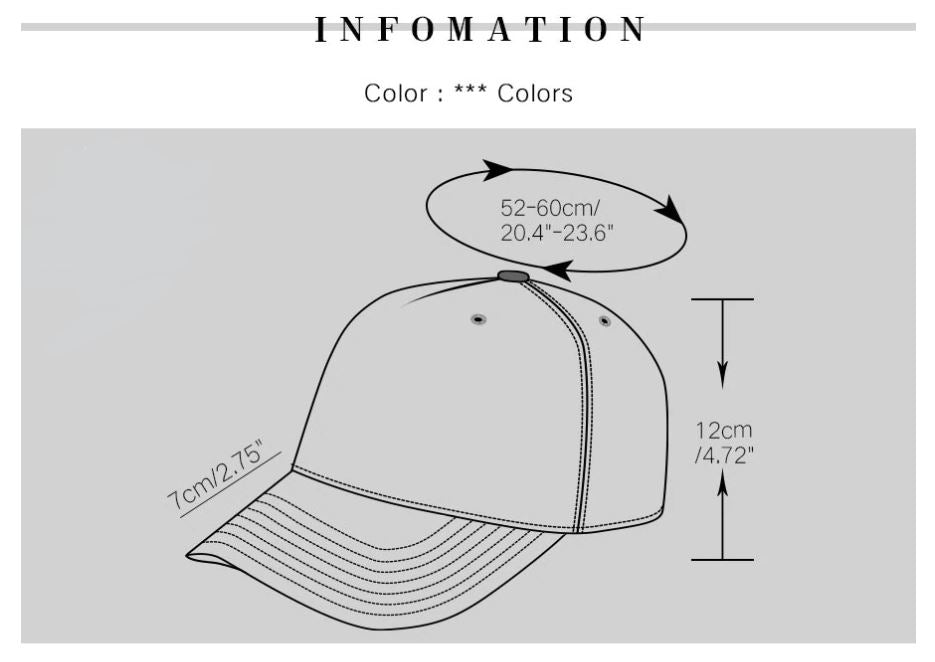 Unisex Baseball Hats