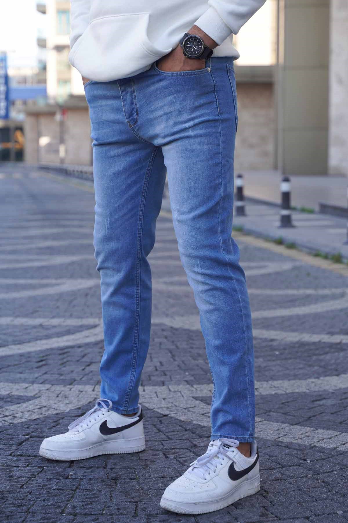 Light Blue Skinny Fit Jean T6315 - Made in Turkey