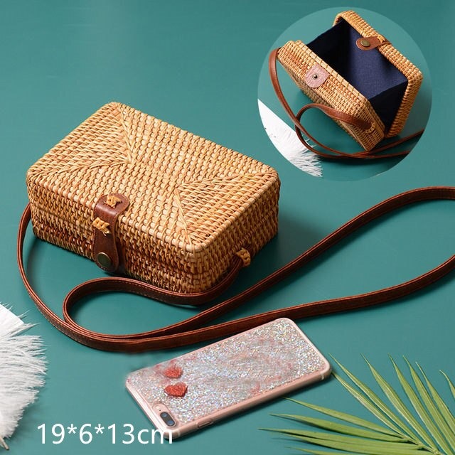 Handmade Straw Women Bags Summer