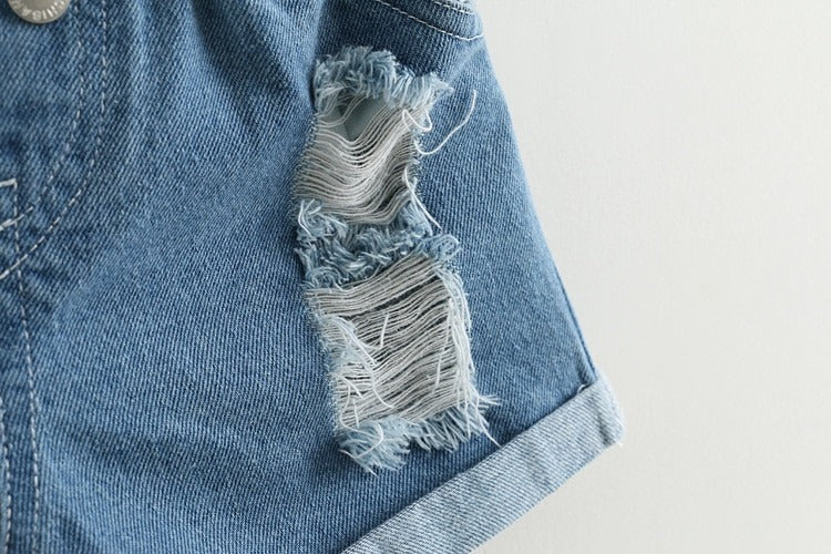 Girls T-shirt+ Jeans Clothing Set
