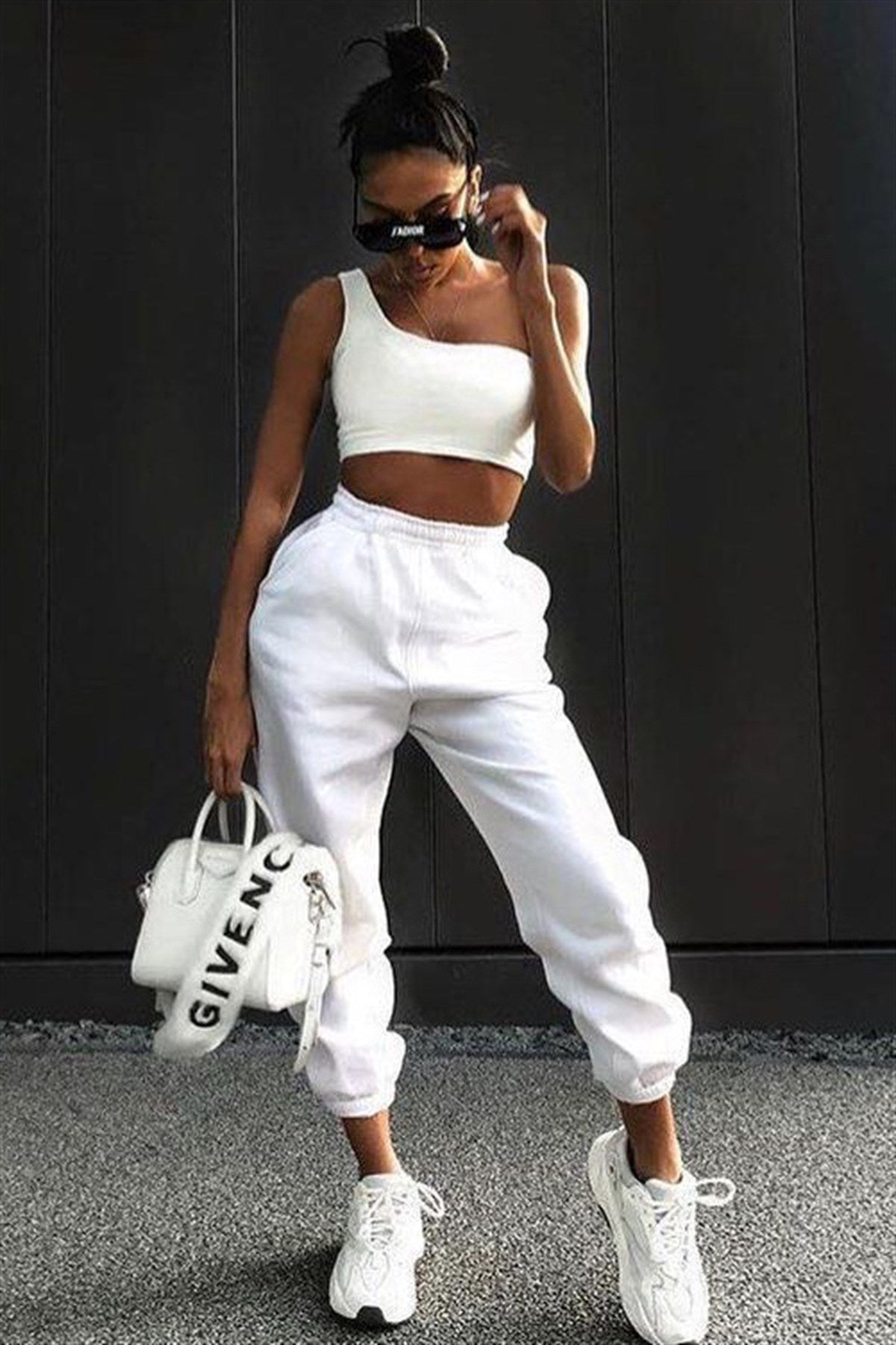 One Shoulder Strappy Body