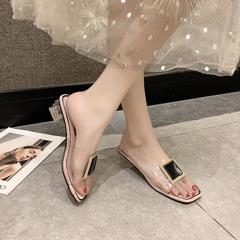 Fashion Heels Summer Shoes Woman