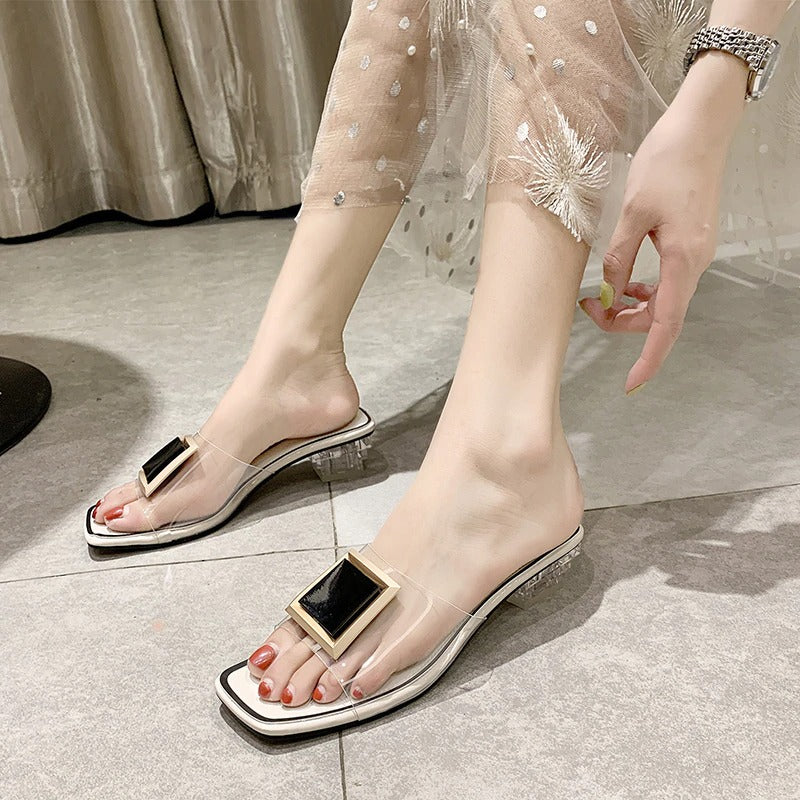 Fashion Heels Summer Shoes Woman
