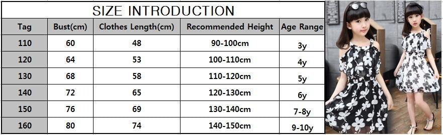 Girls Summer Dresses Chiffon