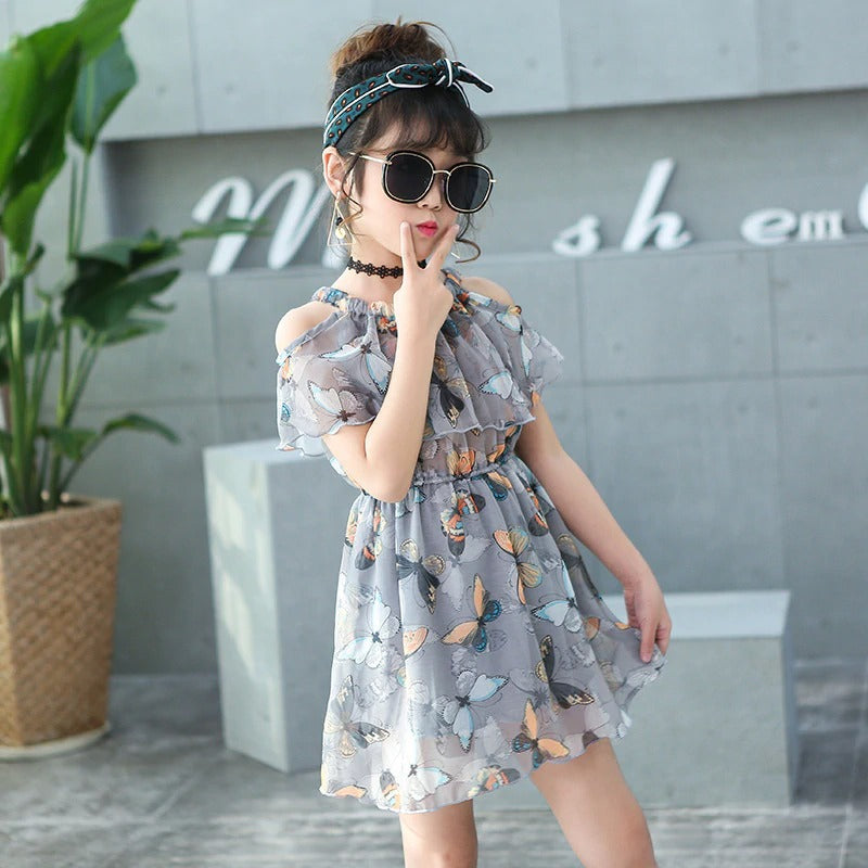 Girls Summer Dresses Chiffon