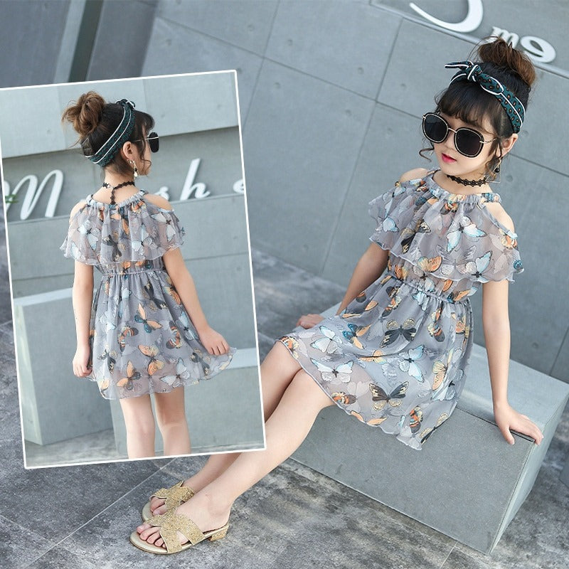 Girls Summer Dresses Chiffon