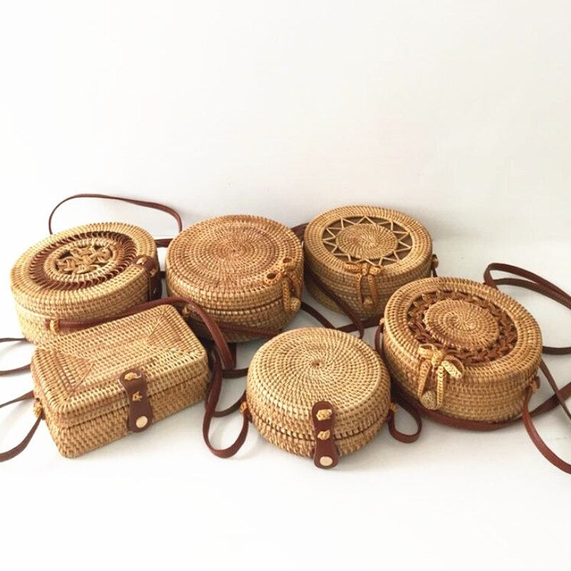 Handmade Straw Women Bags Summer
