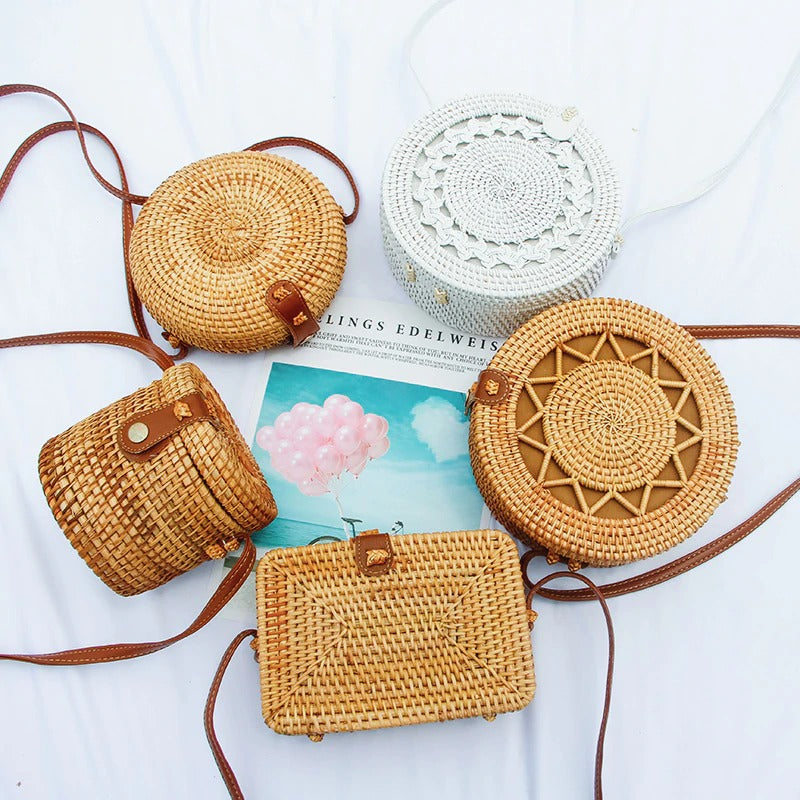 Handmade Straw Women Bags Summer