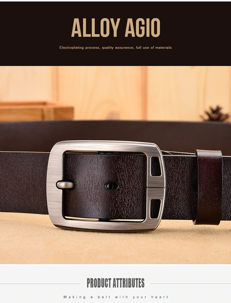 Men Fashion Leather Belt