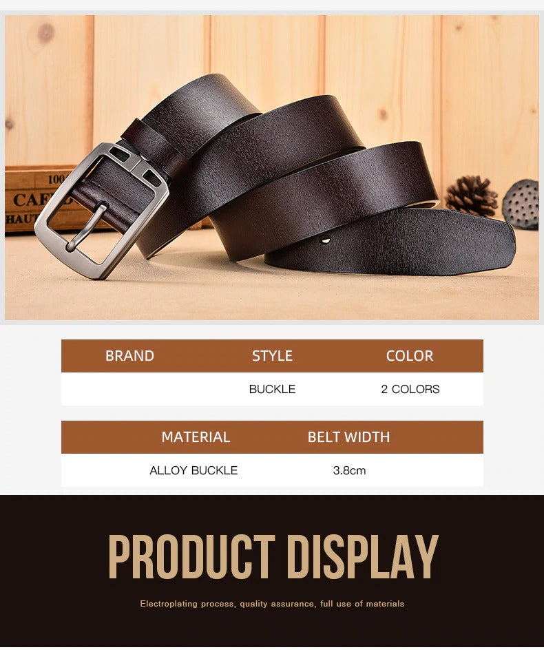 Men Fashion Leather Belt