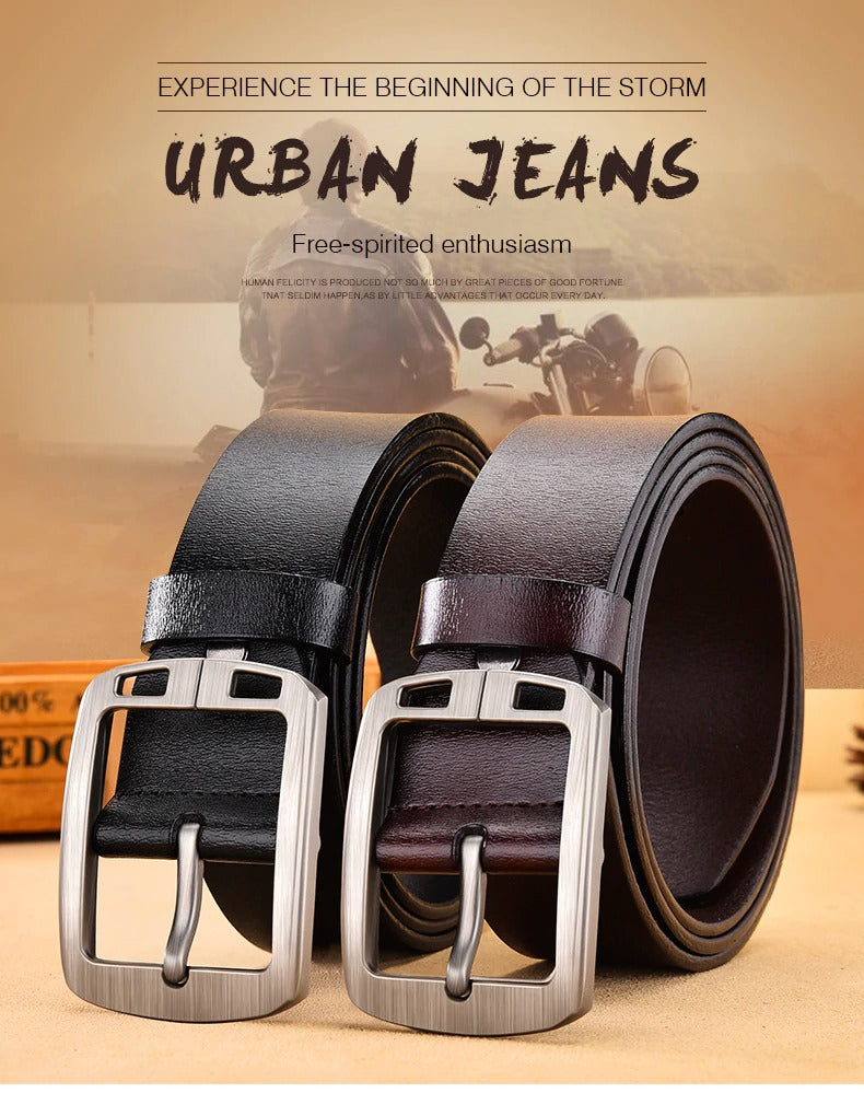 Men Fashion Leather Belt