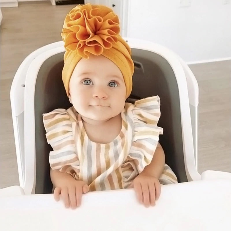 Lovely Flower Baby Girl Hat Headwraps Beanie