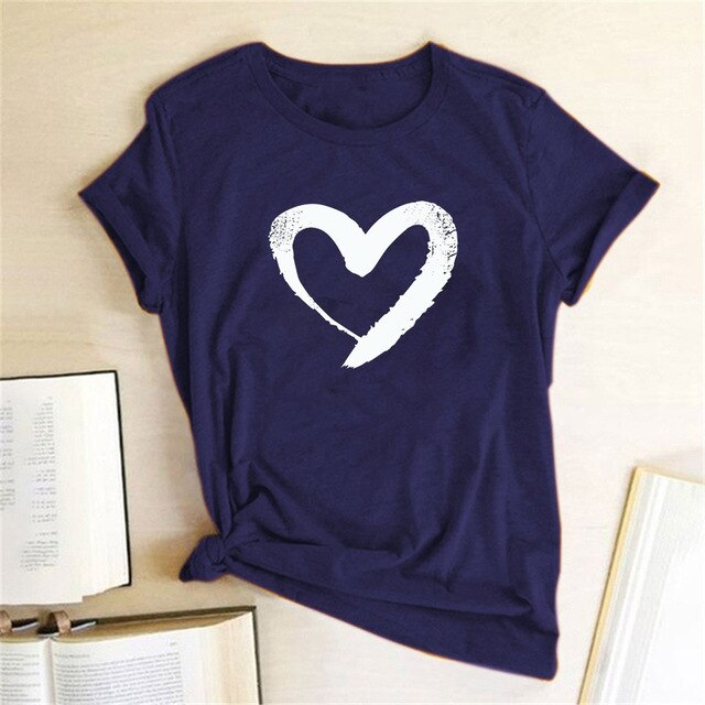 LOVE Print Women T Shirts