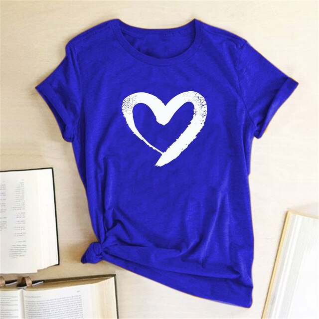 LOVE Print Women T Shirts