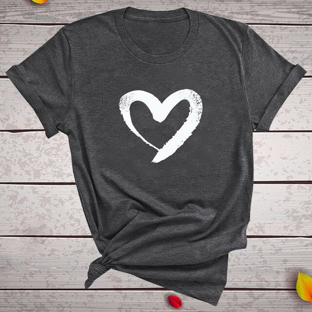 LOVE Print Women T Shirts