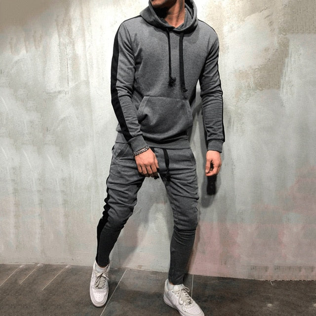 Men Tracksuit - 2 Pieces Sets